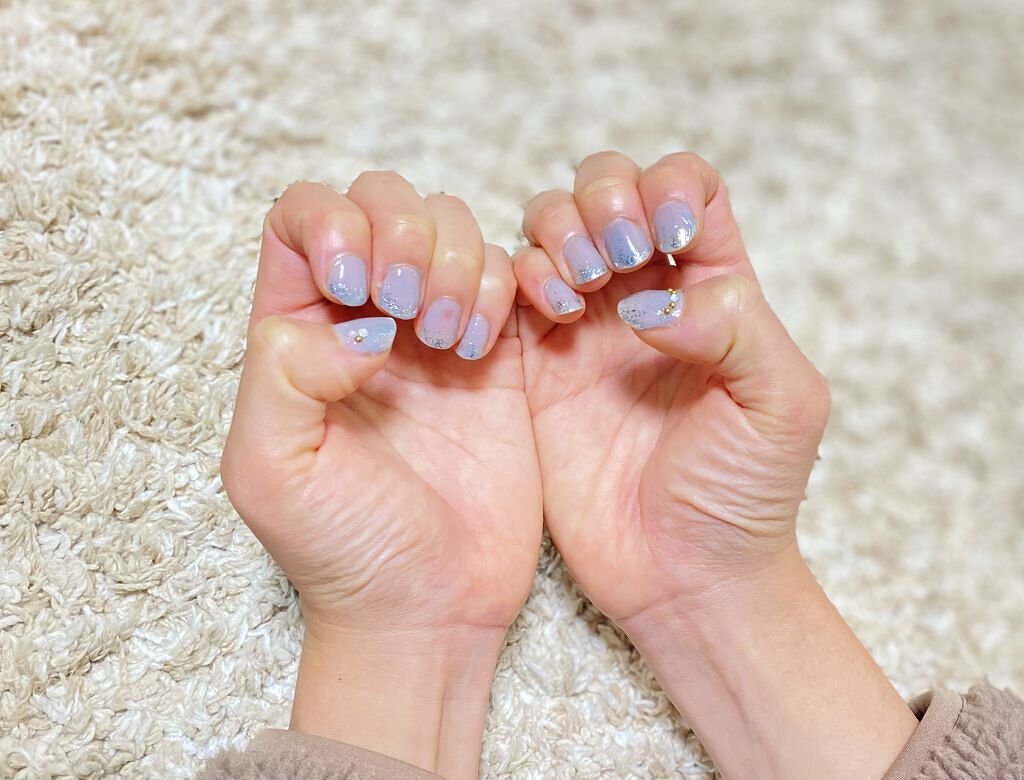 ジェルボリュームトップコート/キャンメイク/ネイルトップコートを使ったクチコミ（1枚目）