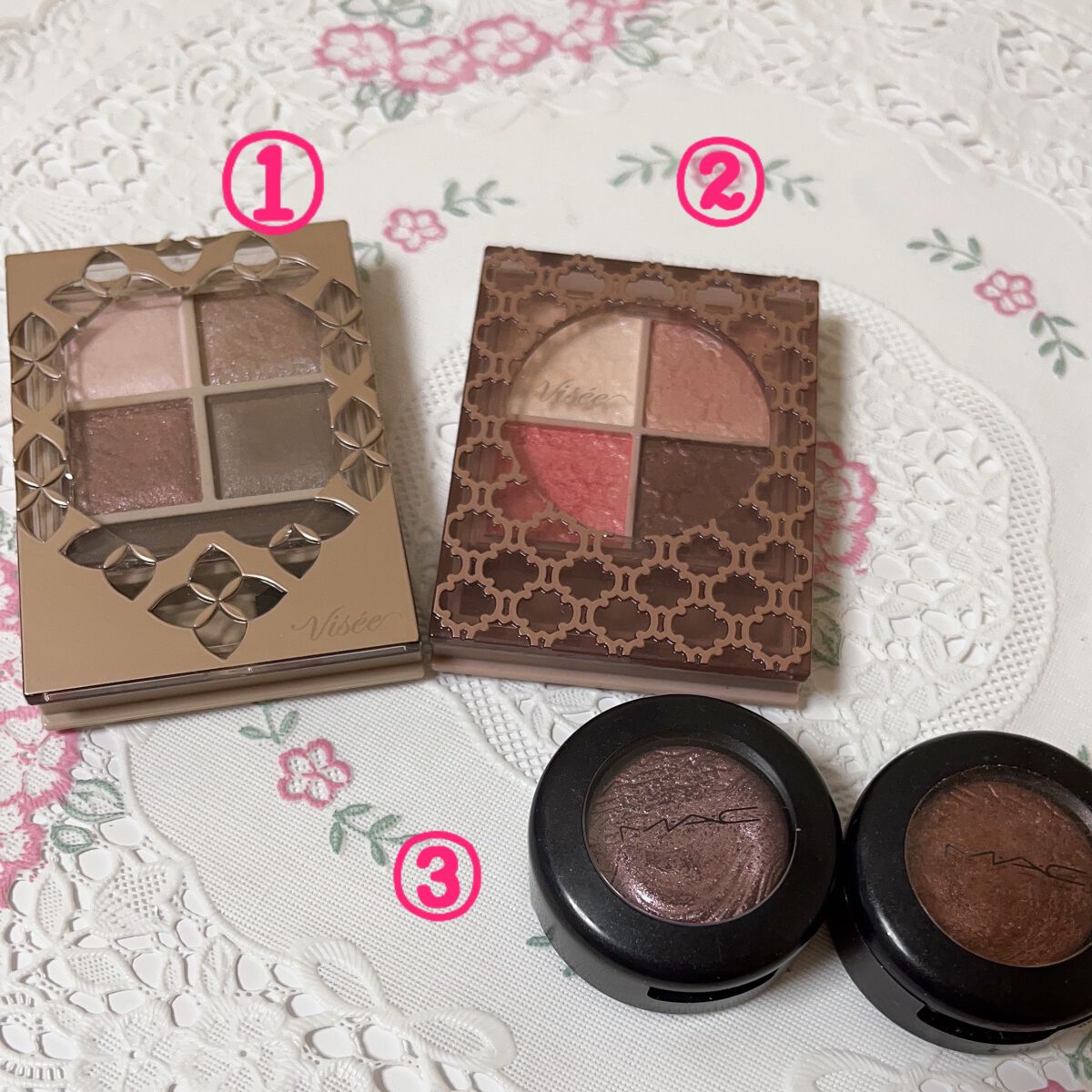グロッシーリッチ アイズ N/Visée/アイシャドウパレットを使ったクチコミ（2枚目）