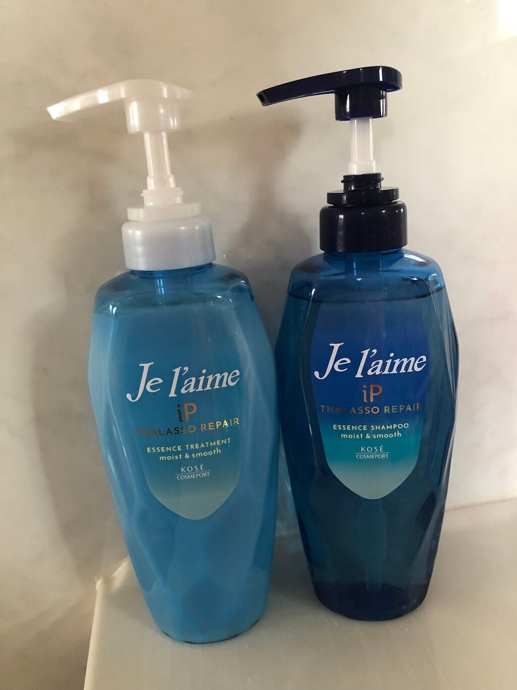 iP タラソリペア 補修美容液 シャンプー/トリートメント (モイスト&スムース)/Je l'aime/市販シャンプーを使ったクチコミ(1枚目)