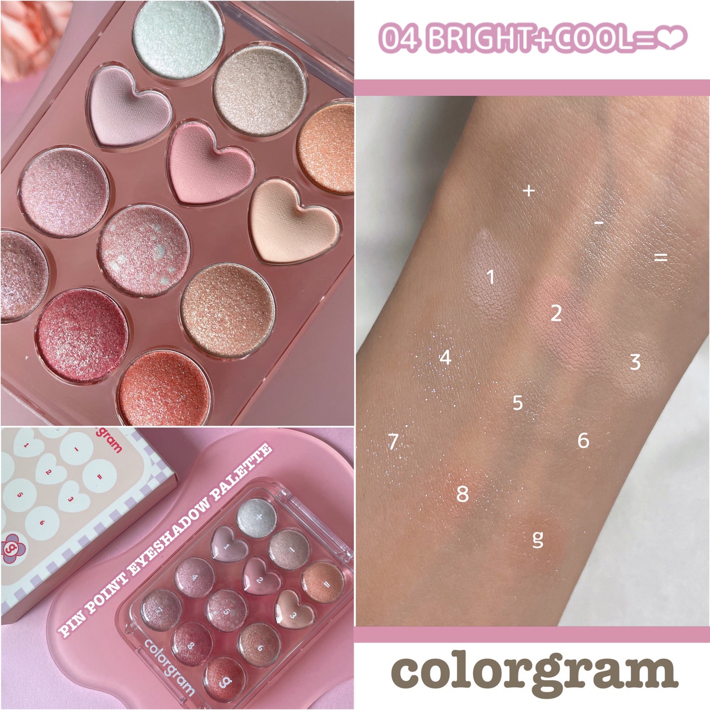 目元チュートリアルアイパレット/Colorgram/アイシャドウパレットを使ったクチコミ(2枚目)