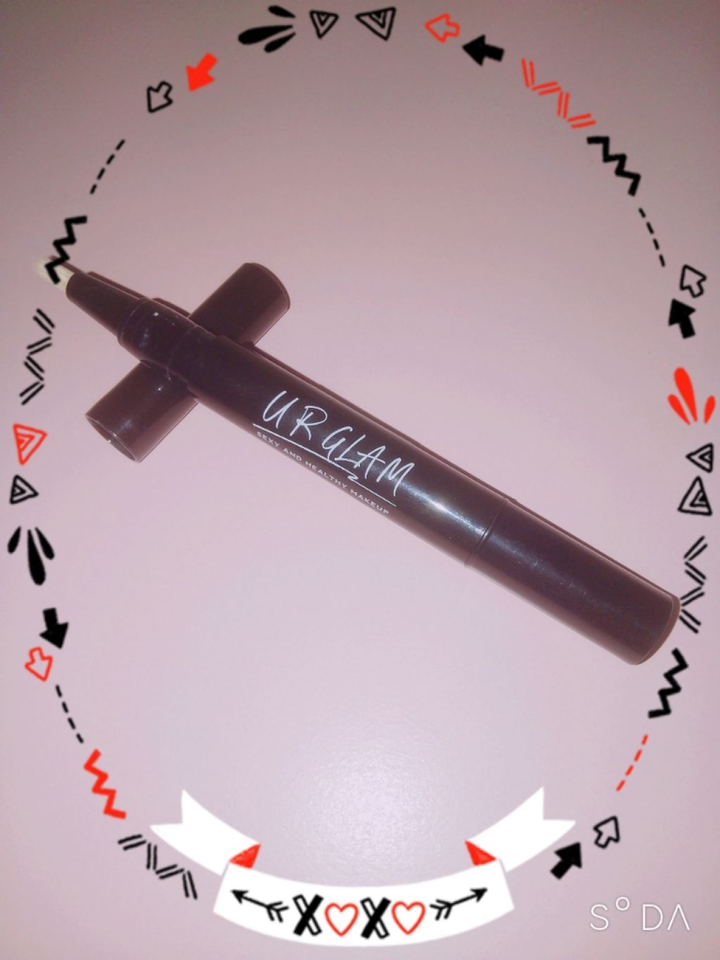 UR GLAM COVER&HIGHLIGHT CONCEALER/U R GLAM/リキッドコンシーラーを使ったクチコミ(2枚目)