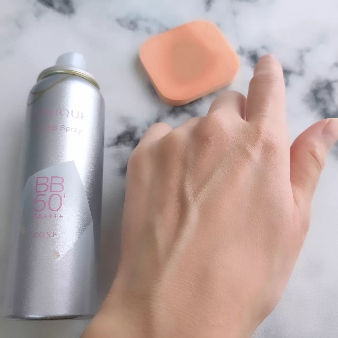 冷感タッチ BBスプレー UV 50 W/ESPRIQUE/BBクリームを使ったクチコミ(5枚目)