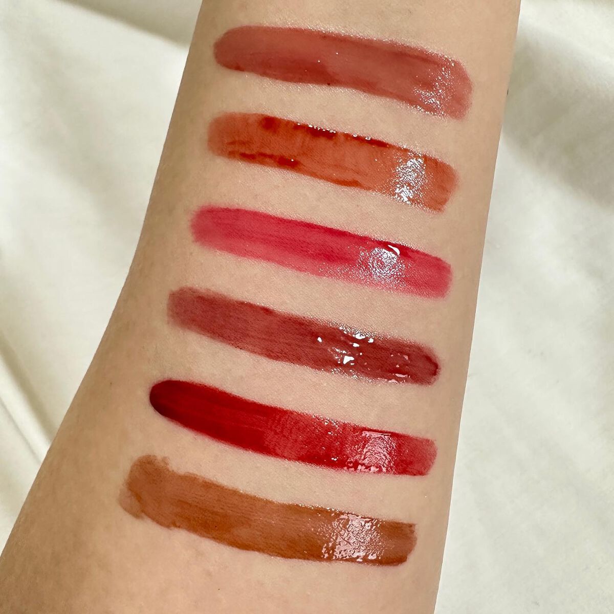 ムードインハンサーウォーターリキッドグロウ/hince/口紅を使ったクチコミ(4枚目)