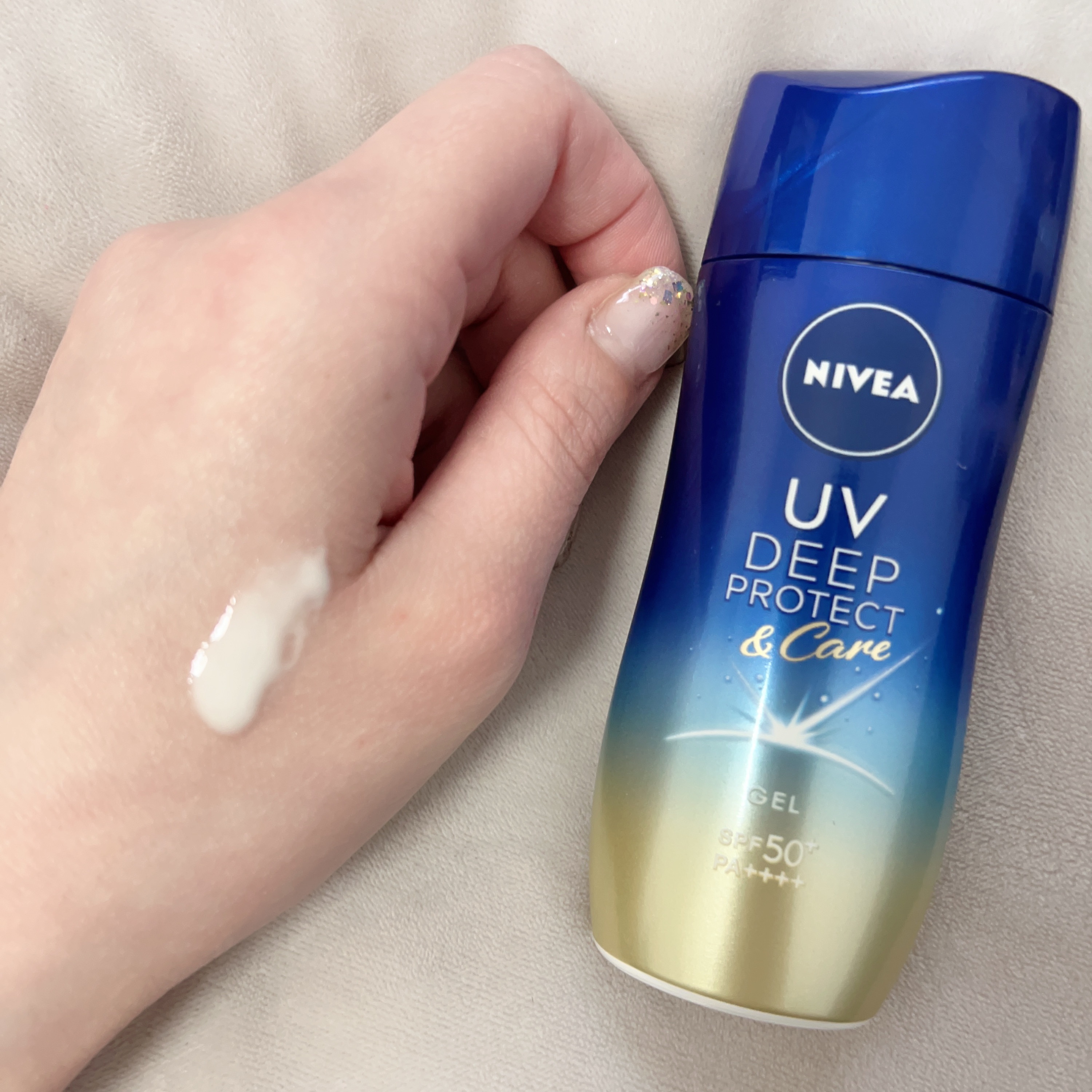 ニベアUV ディープ プロテクト＆ケア ジェル/ニベア/日焼け止めジェルを使ったクチコミ（3枚目）