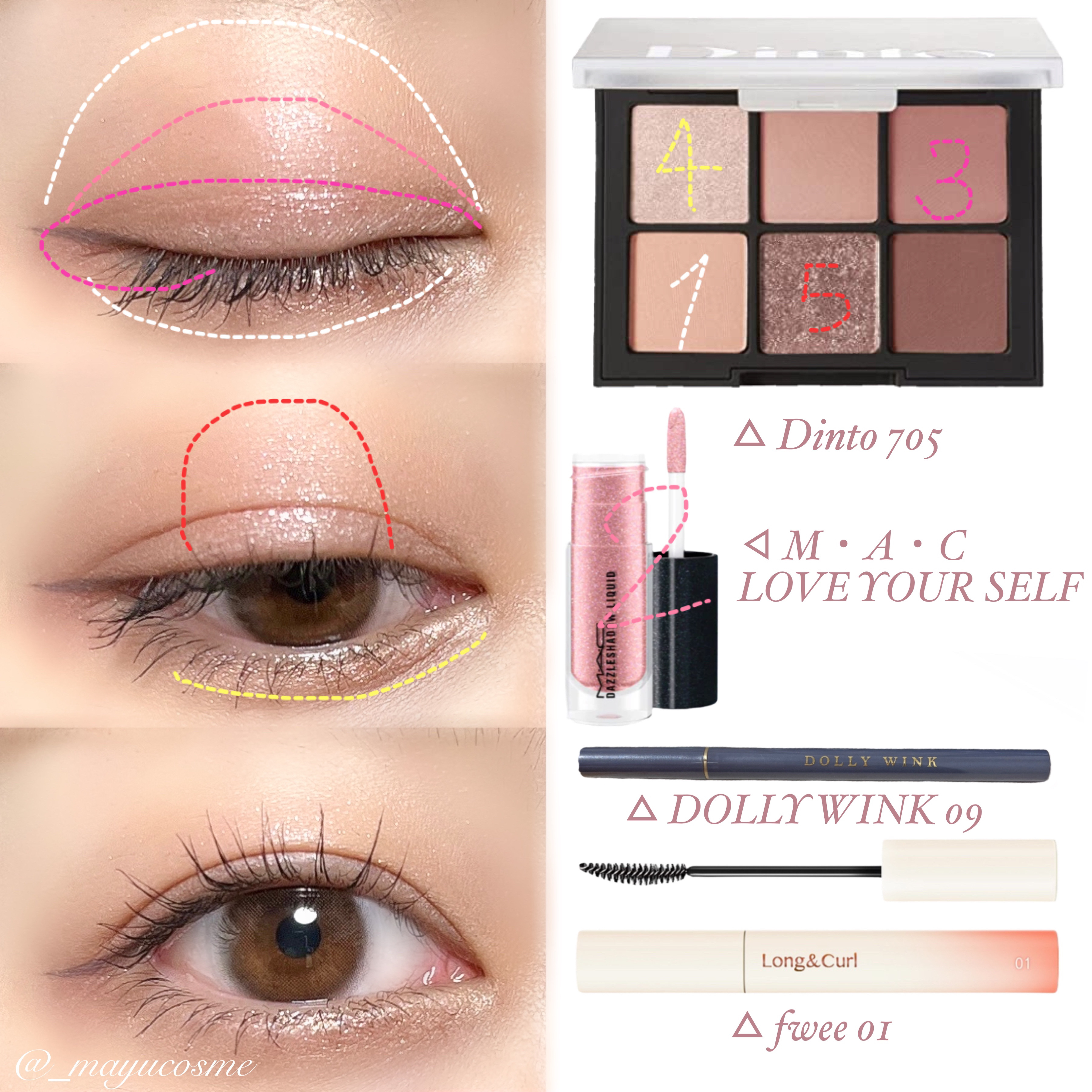 ダズルシャドウ リキッド/M・A・C/リキッドアイシャドウを使ったクチコミ（2枚目）