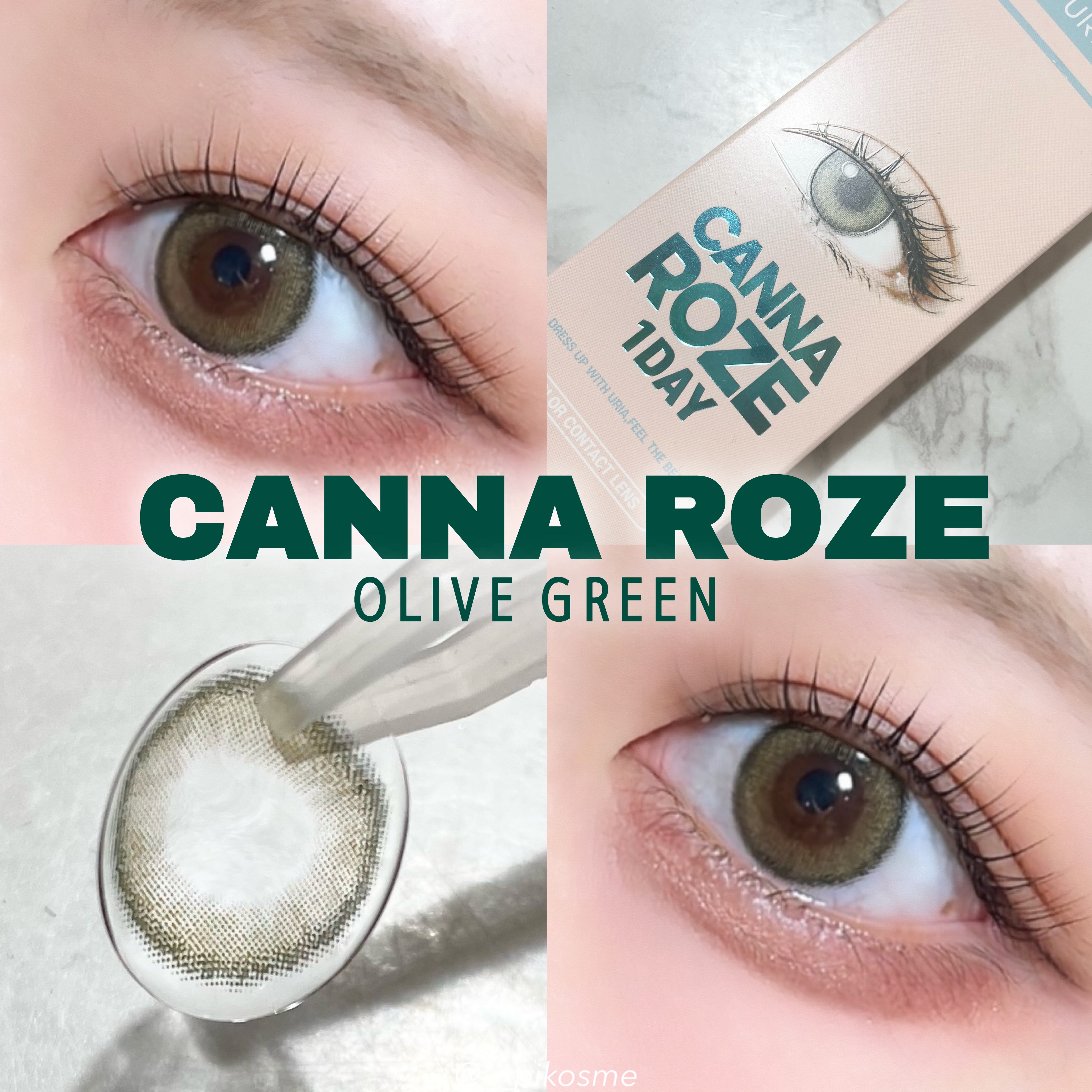 CANNA ROZE 1DAY/URIA i-DOL/ワンデー（１DAY）カラコンを使ったクチコミ（1枚目）