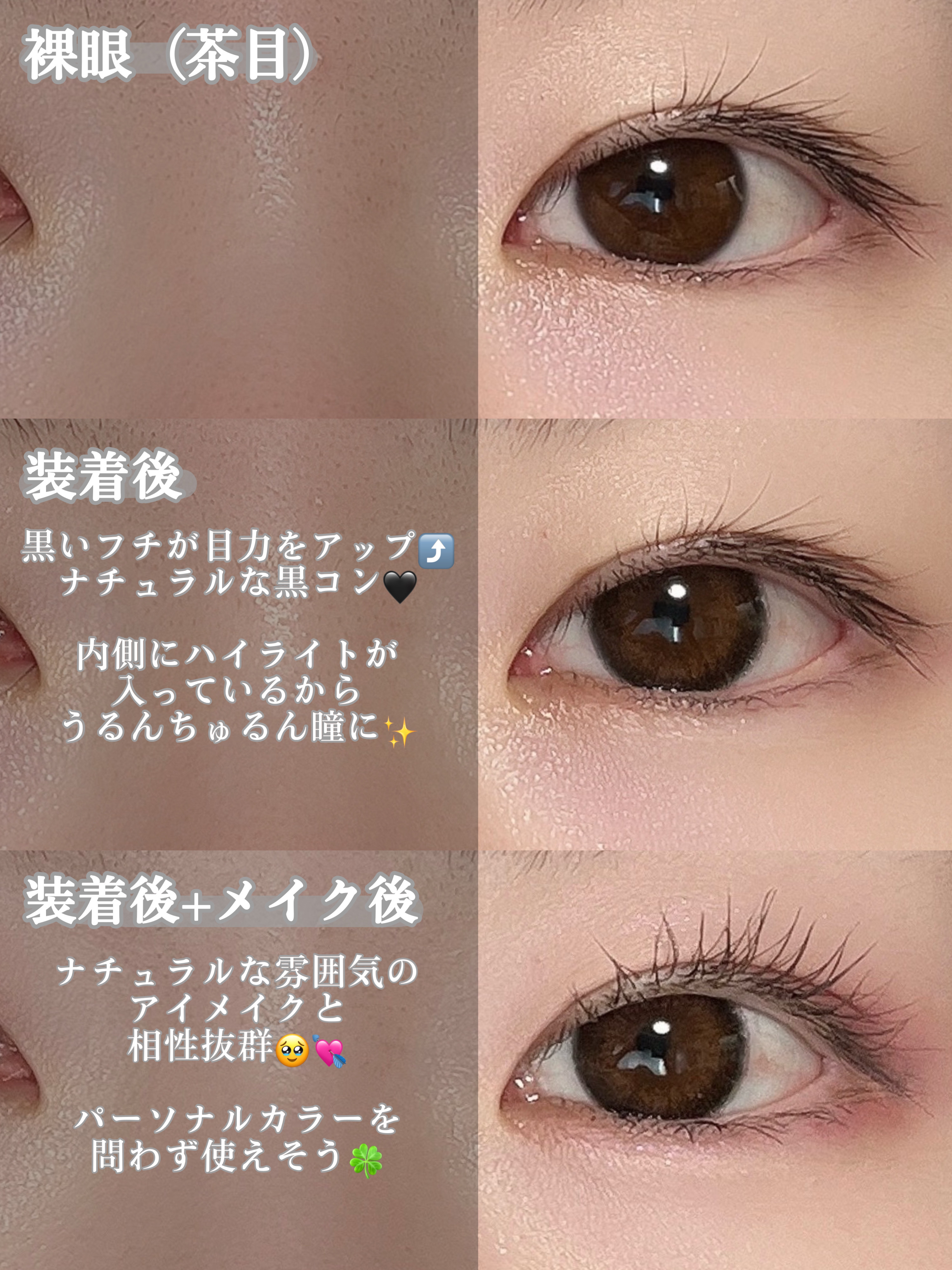 ramurie ラムリエ ウルフルブラック/ramurie/ワンデー（１DAY）カラコンを使ったクチコミ（3枚目）