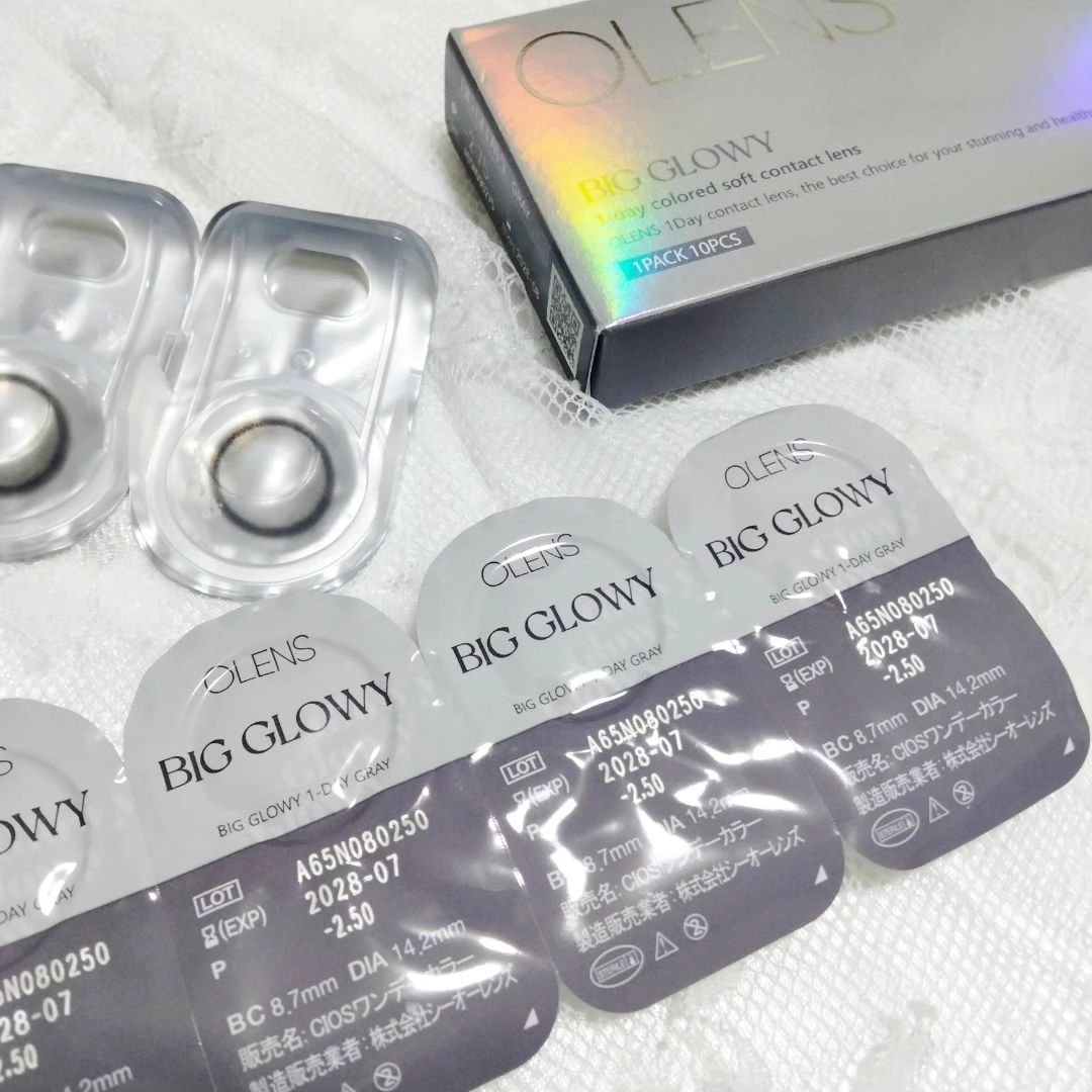 Big Glowy 1day/OLENS/ワンデー（１DAY）カラコンを使ったクチコミ（3枚目）