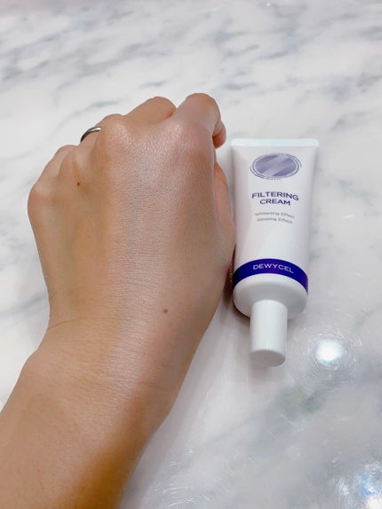 フィルタリングクリーム/DEWYCEL/日焼け止めクリームを使ったクチコミ(1枚目)