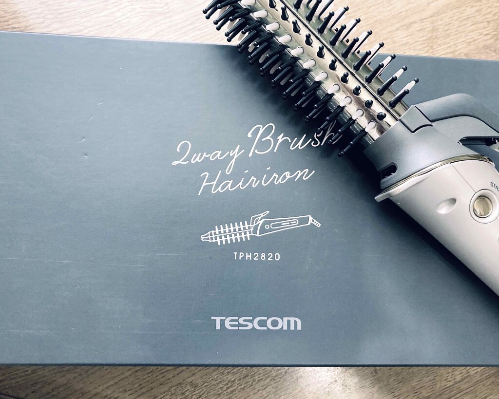 マイナスイオン2WAYブラシヘアーアイロン/テスコム/その他ヘアアイロンを使ったクチコミ(1枚目)