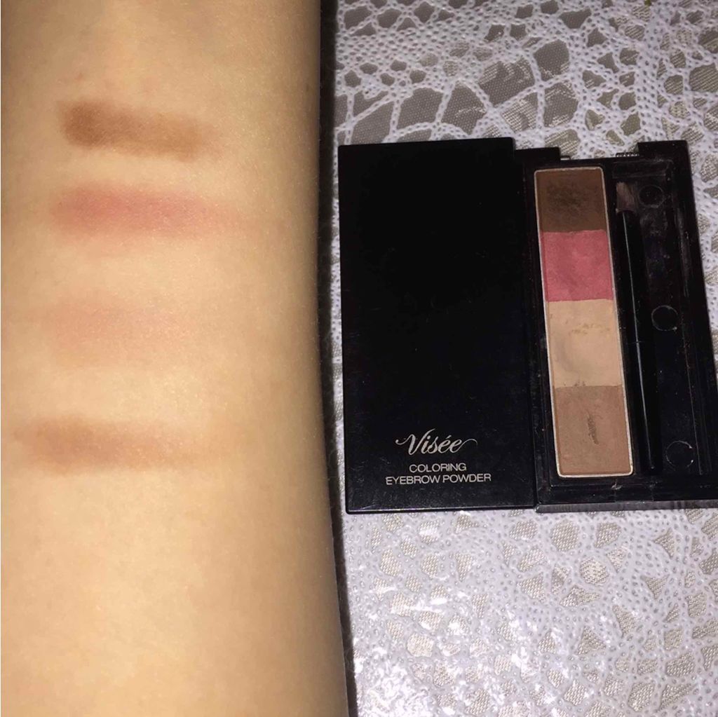 リシェ カラーリング アイブロウパウダー/Visée/パウダーアイブロウを使ったクチコミ(2枚目)