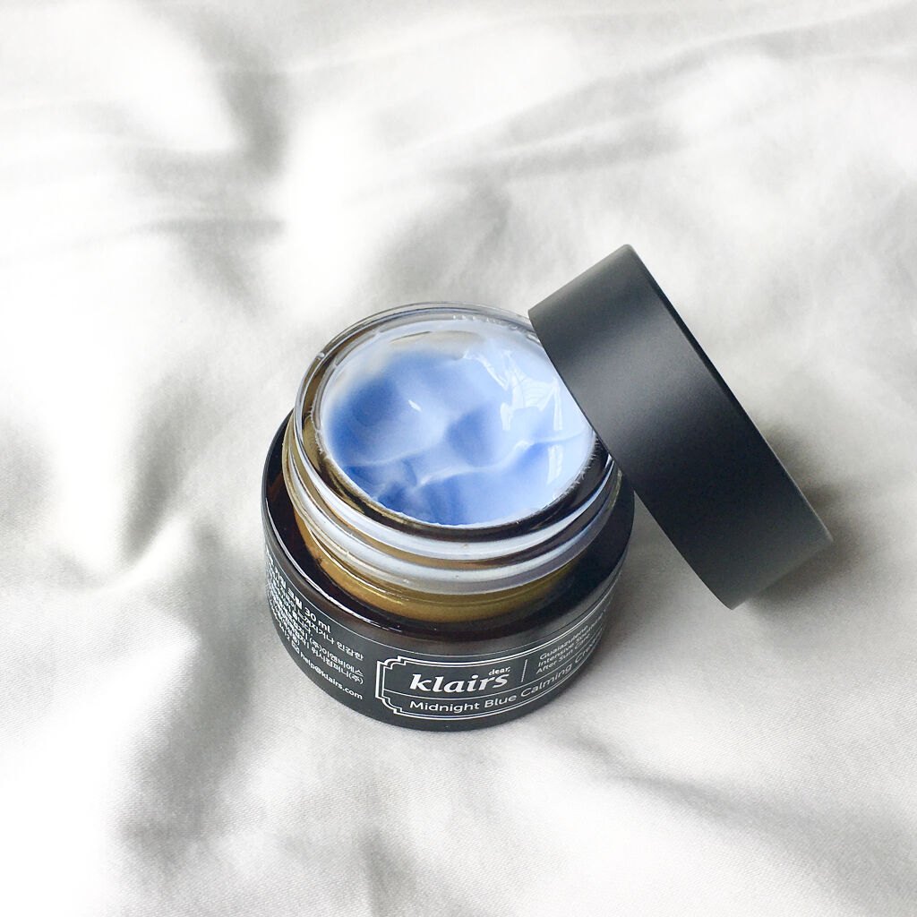 ミッドナイトブルーカーミングクリーム/Klairs/フェイスクリームを使ったクチコミ（3枚目）