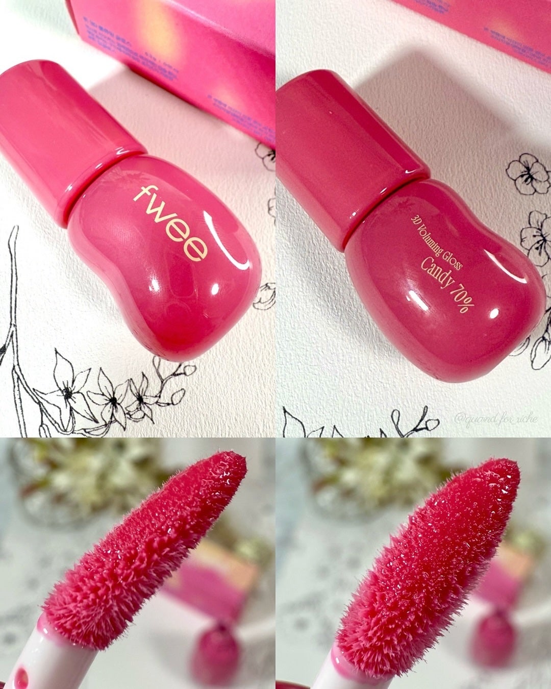 フィー 3Dボリューミンググロス/fwee/リップグロスを使ったクチコミ(3枚目)