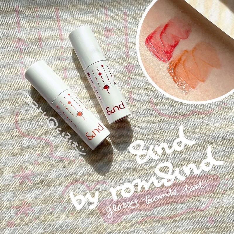 アンドバイロムアンド　グラッシーボムティント/&nd by rom&nd/リップティントを使ったクチコミ（1枚目）