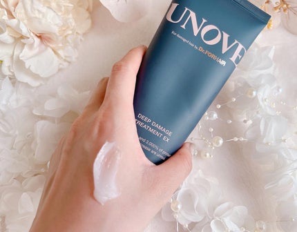 ディープダメージトリートメントEX/UNOVE/洗い流すヘアトリートメントを使ったクチコミ(3枚目)