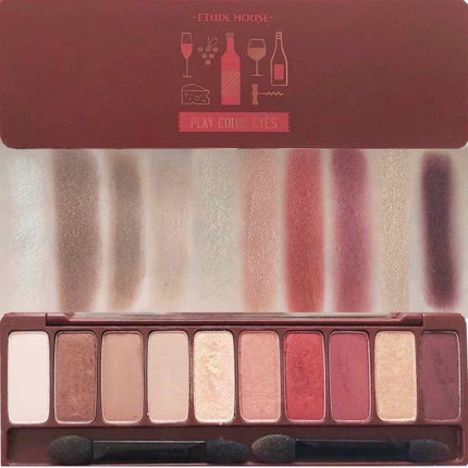プレイカラー アイシャドウ ワインパーティー【生産終了】/ETUDE/アイシャドウパレットを使ったクチコミ(3枚目)