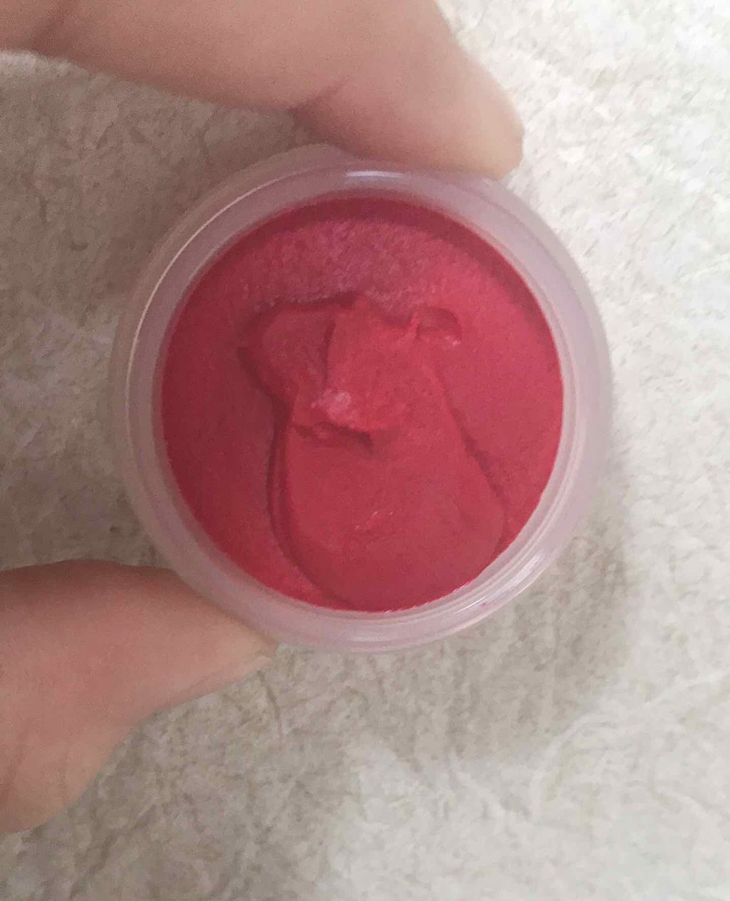 スフレチーク Souffle/DAISO/ジェル・クリームチークを使ったクチコミ（2枚目）