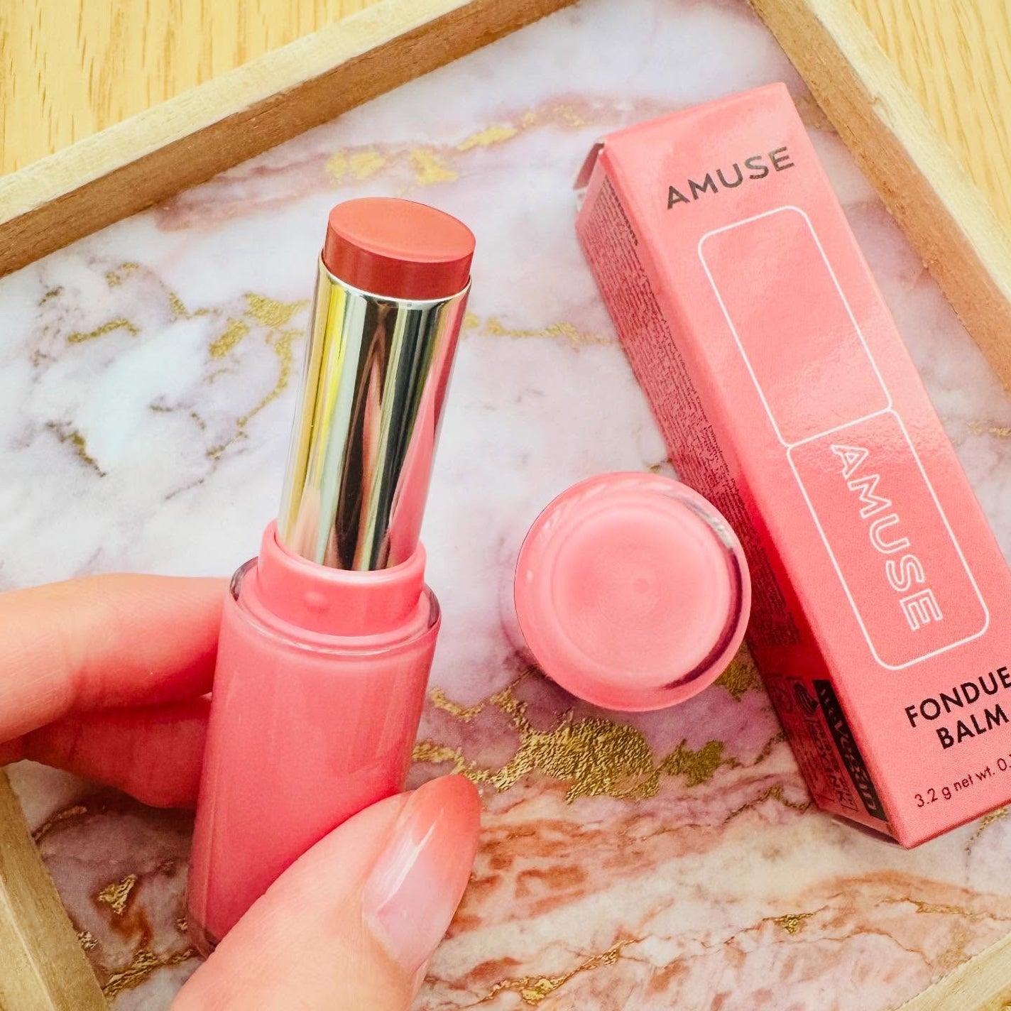 フォンデュバーム/AMUSE/口紅を使ったクチコミ(3枚目)