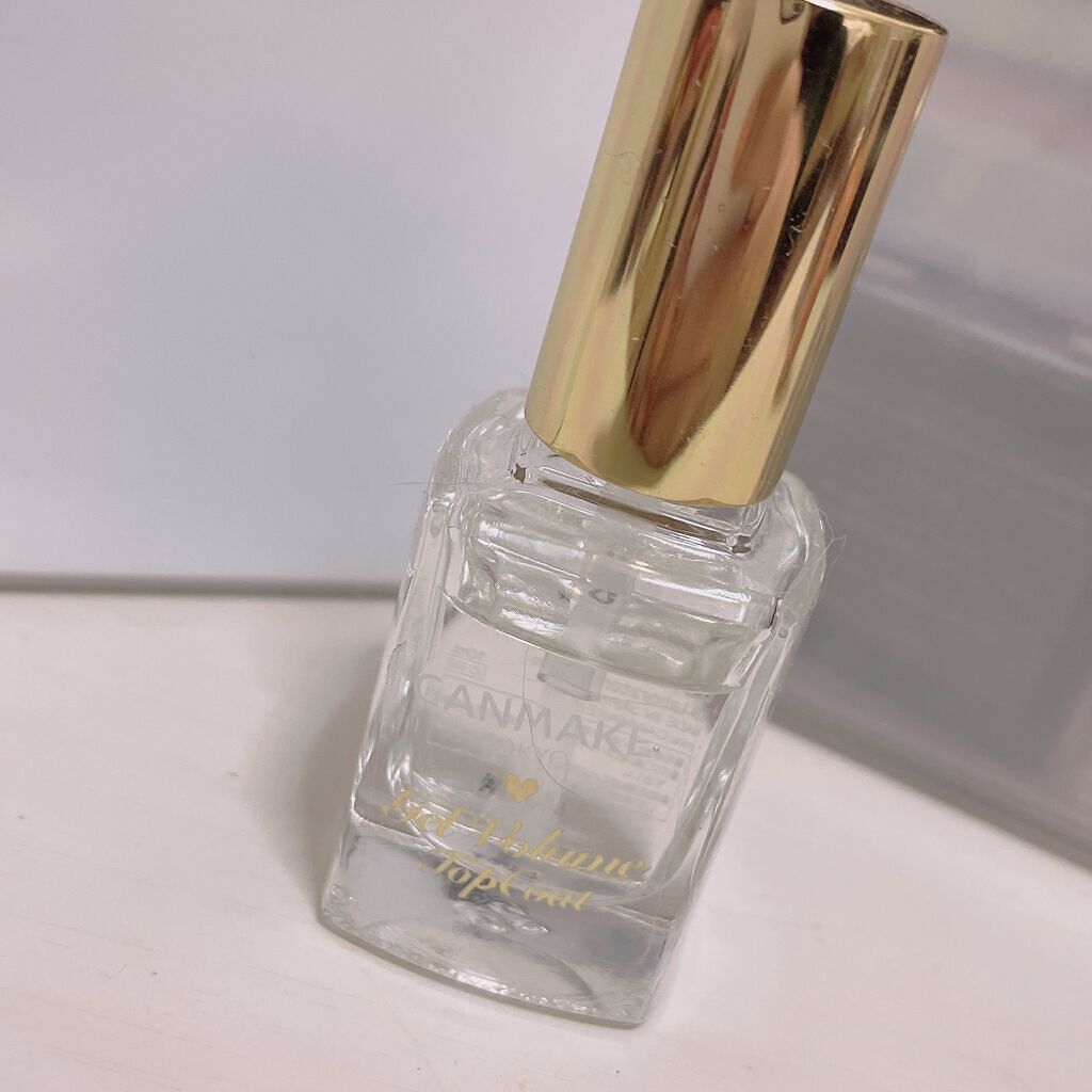 ジェルボリュームトップコート/キャンメイク/ネイルトップコートを使ったクチコミ(1枚目)