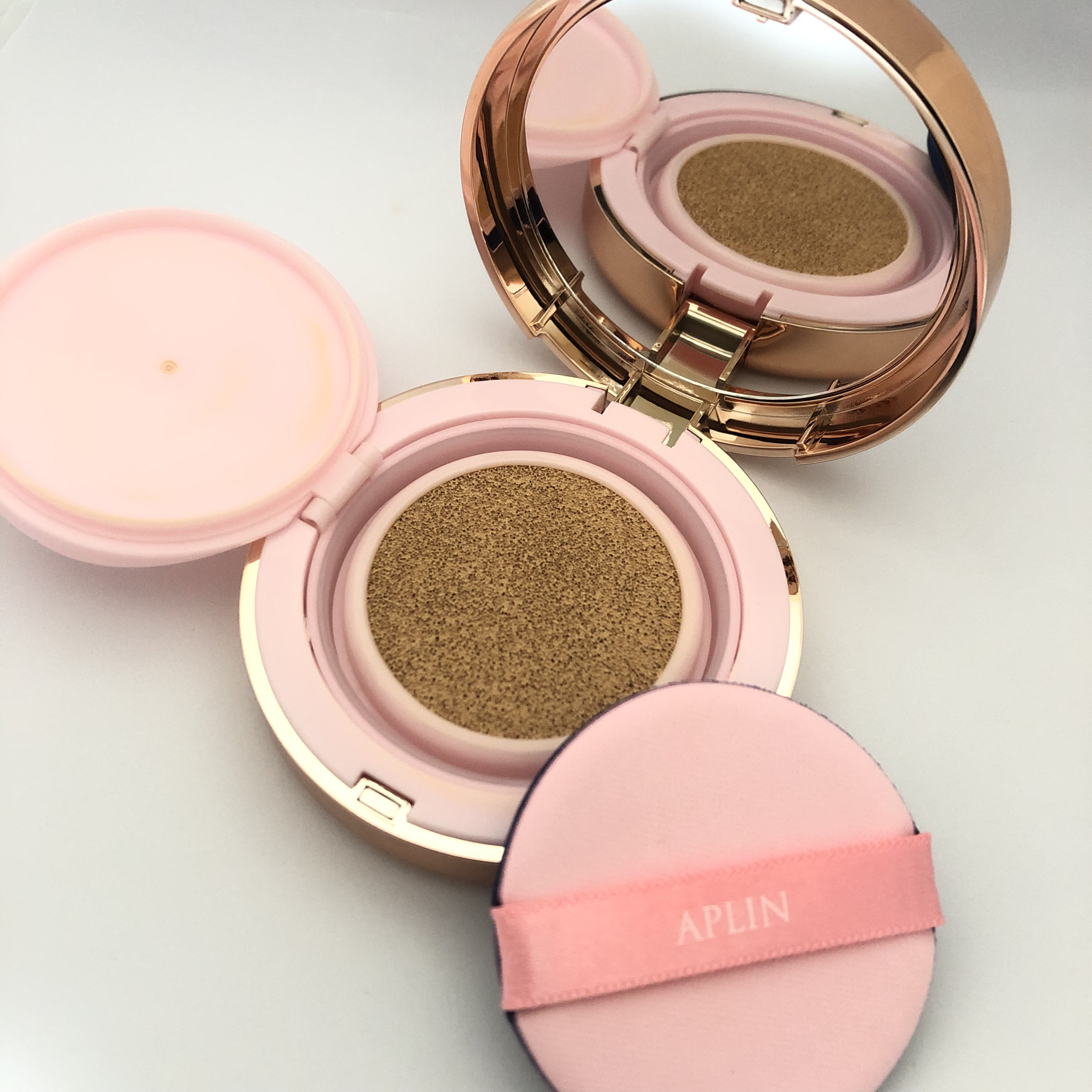 ピンクティーツリーカバーアップグロウクッション/APLIN/クッションファンデーションを使ったクチコミ（2枚目）