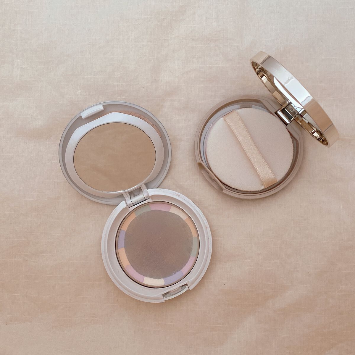 マシュマロフィニッシュパウダー ~Abloom~/キャンメイク/プレストパウダーを使ったクチコミ(1枚目)