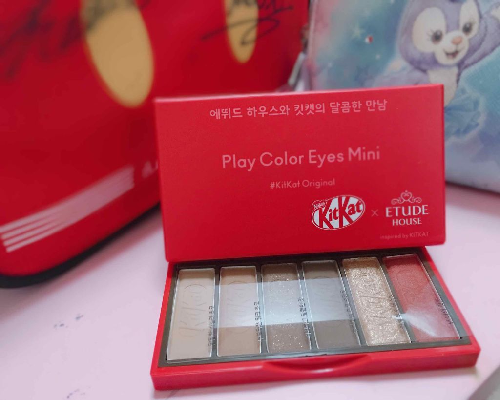 プレイカラーアイズ ミニ #キットカットオリジナル/ETUDE/アイシャドウパレットを使ったクチコミ（2枚目）
