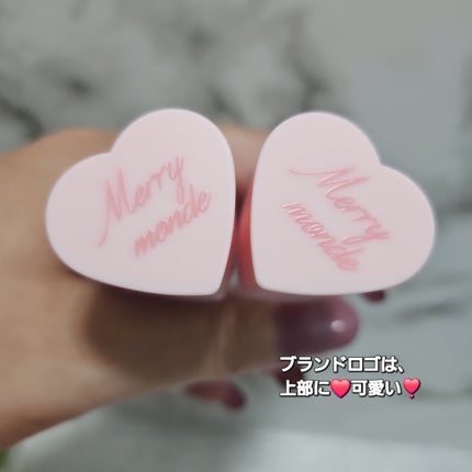 ミルクハートティントリップアンドチーク/Merrymonde/リップティントを使ったクチコミ(7枚目)
