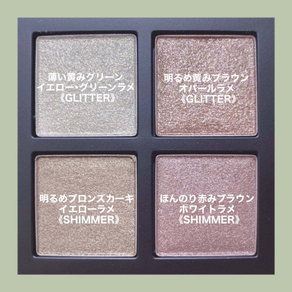 COLORFUL EYE PALETTE/NAMING./アイシャドウパレットを使ったクチコミ（2枚目）
