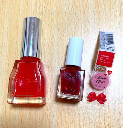 ミニネイル RD03 アモールレッド/パラドゥ/マニキュアの画像
