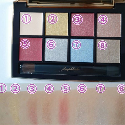 アイカラーパレット リミテッドコレクションa/Amplitude/アイシャドウパレットを使ったクチコミ(2枚目)