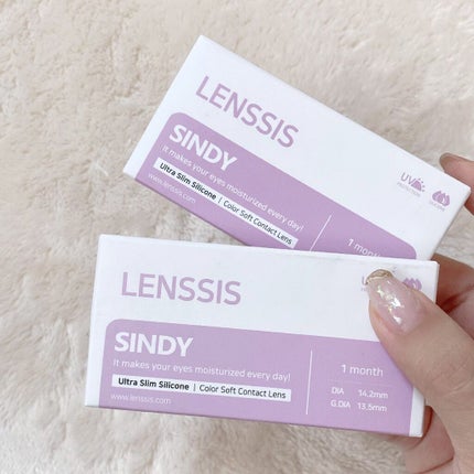 シンディーシリーズ/LENSSIS/カラーコンタクトレンズを使ったクチコミ(7枚目)