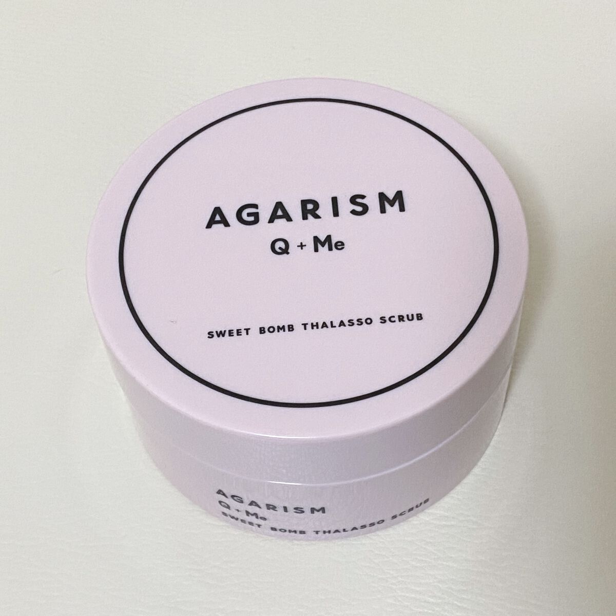 Q+Me スウィート ボム タラソ スクラブ/AGARISM/バストケア・ヒップケアを使ったクチコミ（1枚目）