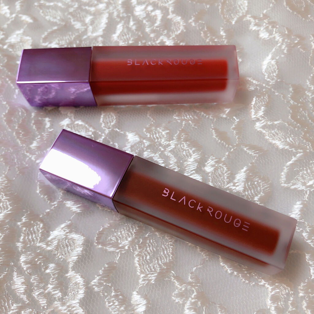 エアフィットベルベットティント2 A10アップル/BLACK ROUGE/リップティントを使ったクチコミ（2枚目）