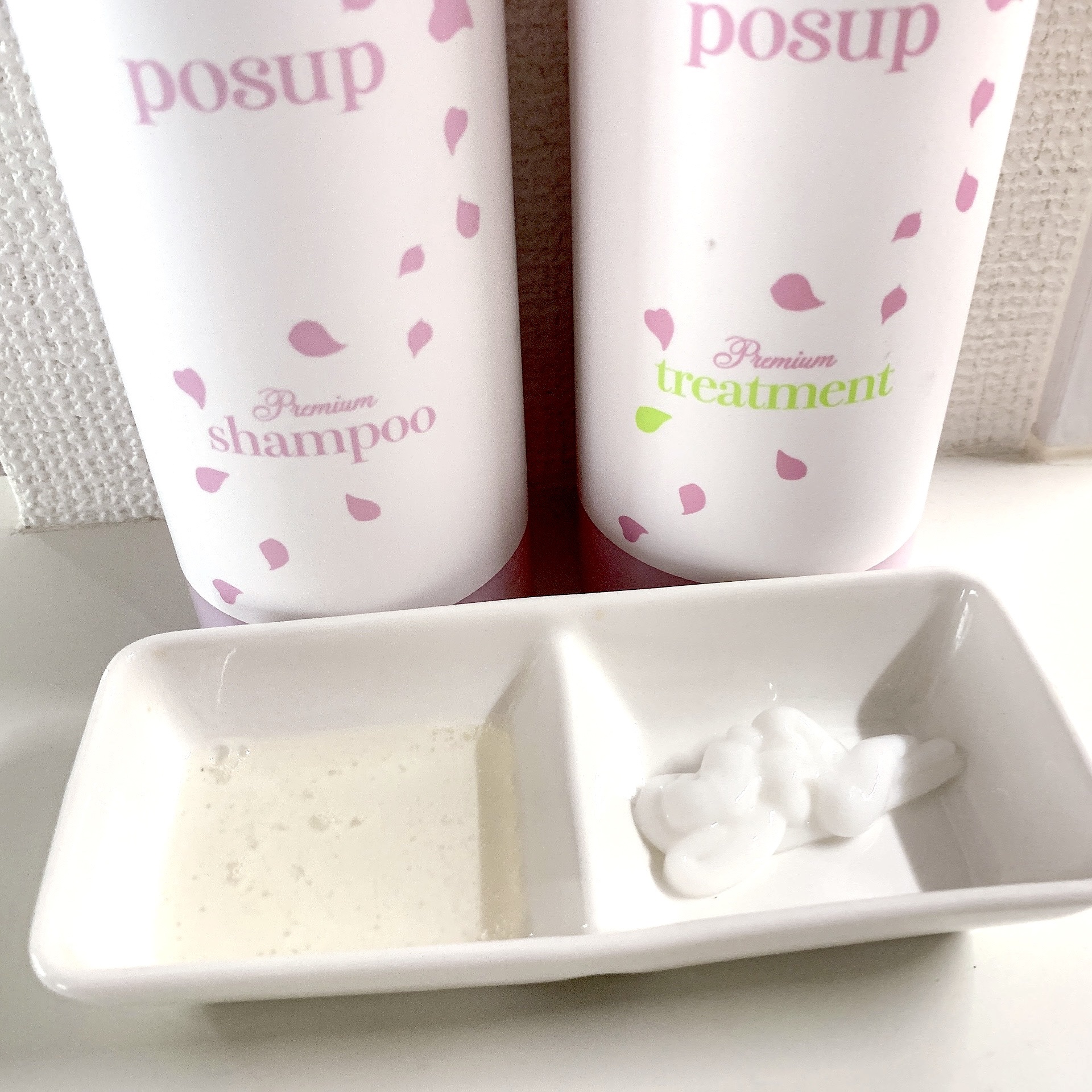 ポスプ プレミアムシャンプー/プレミアムトリートメント/posup/市販シャンプーを使ったクチコミ（3枚目）