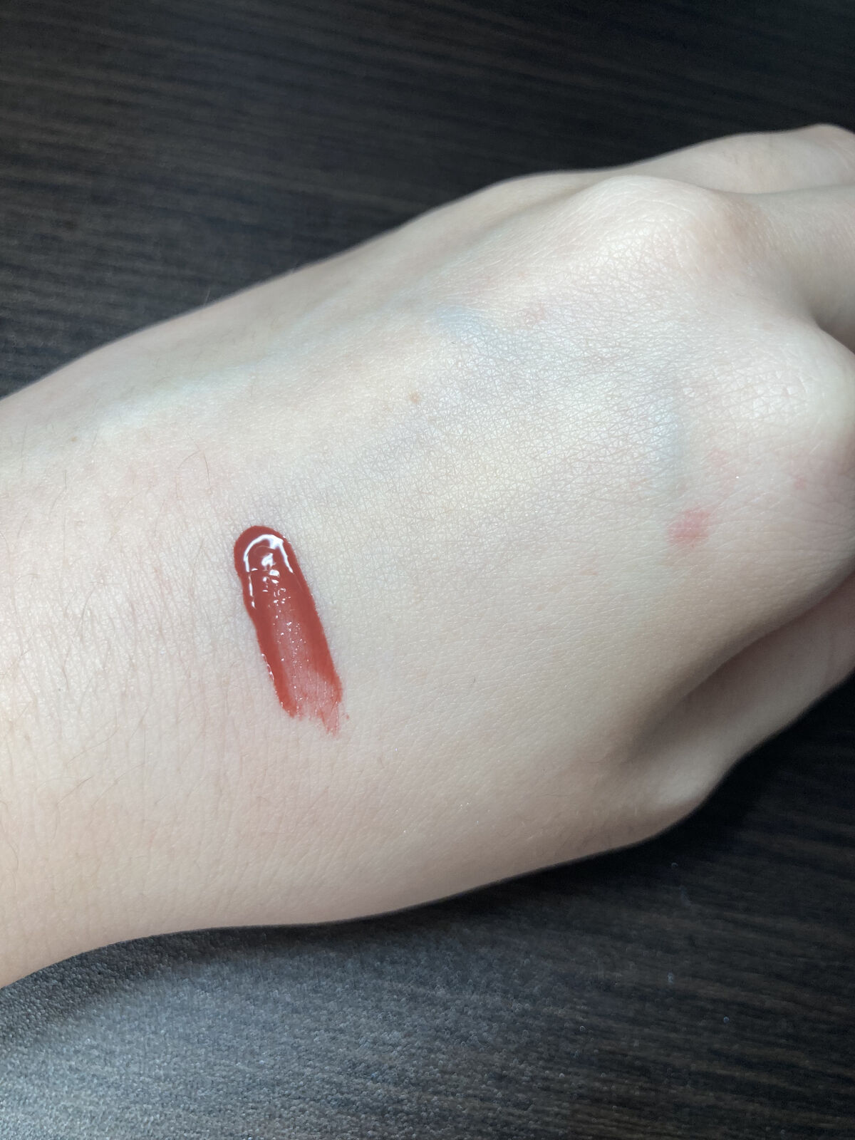 ジューシーラスティングティント/rom&nd/リップティントを使ったクチコミ（3枚目）