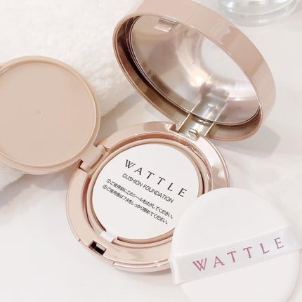 WATTLEクッションファンデーション/WATTLE/クッションファンデーションを使ったクチコミ(4枚目)