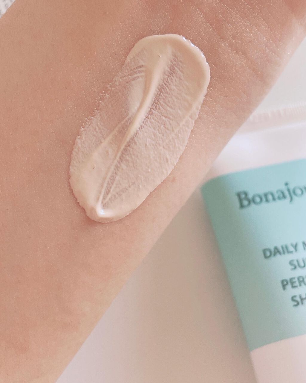デイリーマイルドサンクリーム/Bonajour/日焼け止めクリームを使ったクチコミ(4枚目)