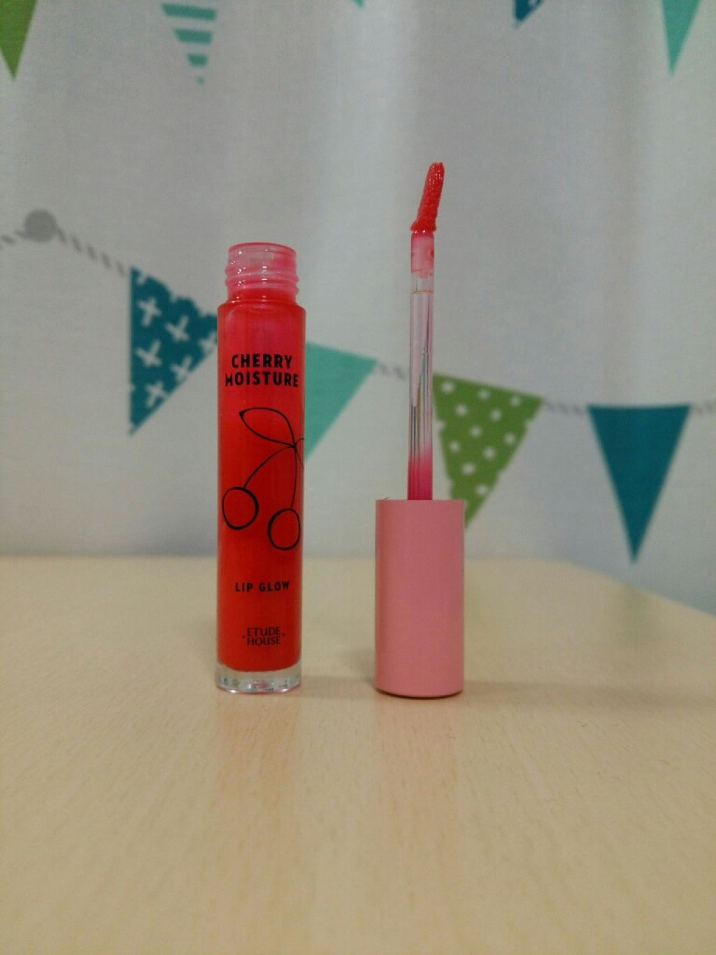 チェリーモイスチャー リップグロウ/ETUDE/リップグロスを使ったクチコミ(2枚目)