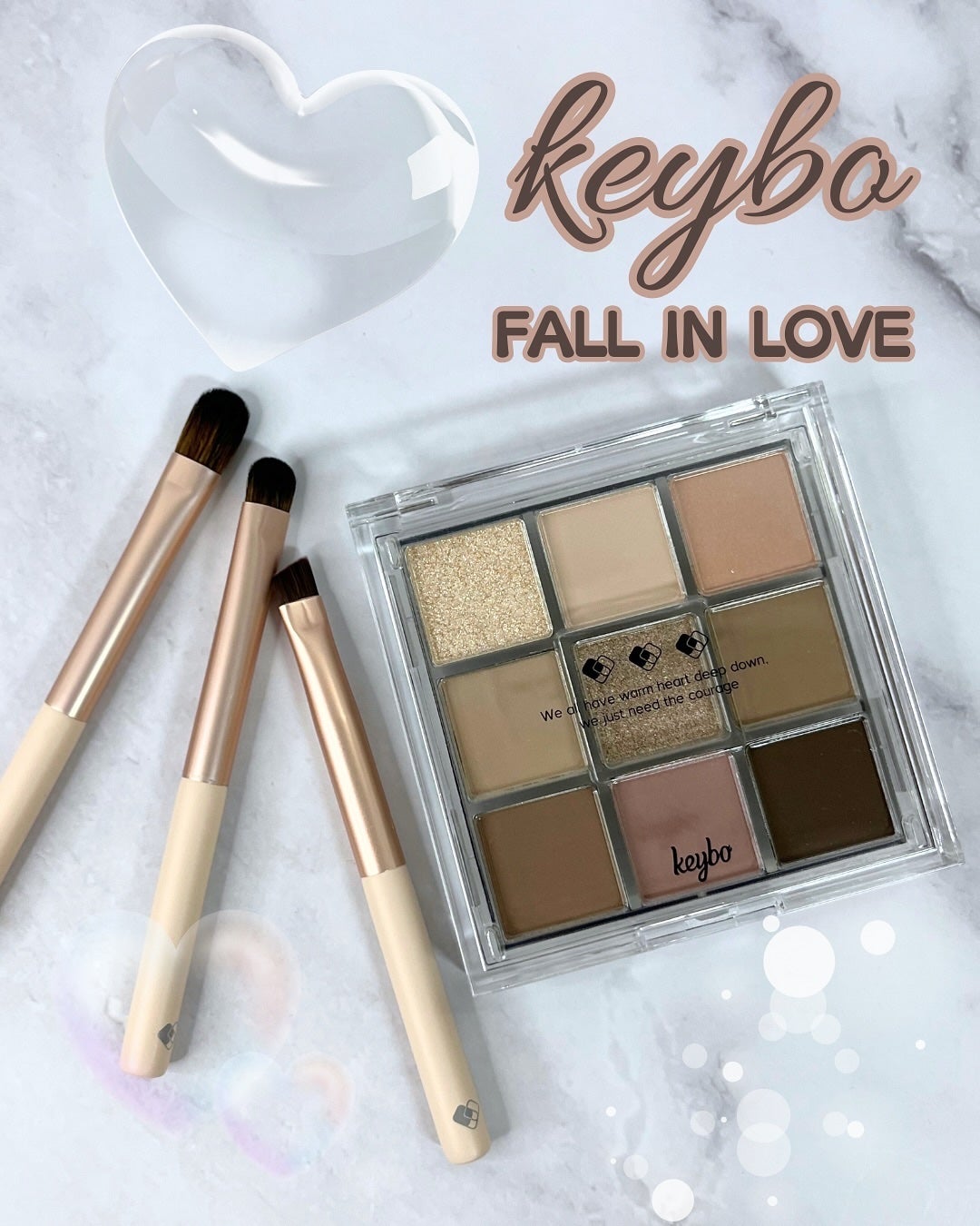KEYBO FALL IN LOVE SHADOW PALETTE/keybo/アイシャドウパレットを使ったクチコミ(1枚目)