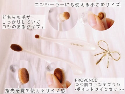 ポイントメイクセット/PROVENCE/メイクブラシを使ったクチコミ(4枚目)