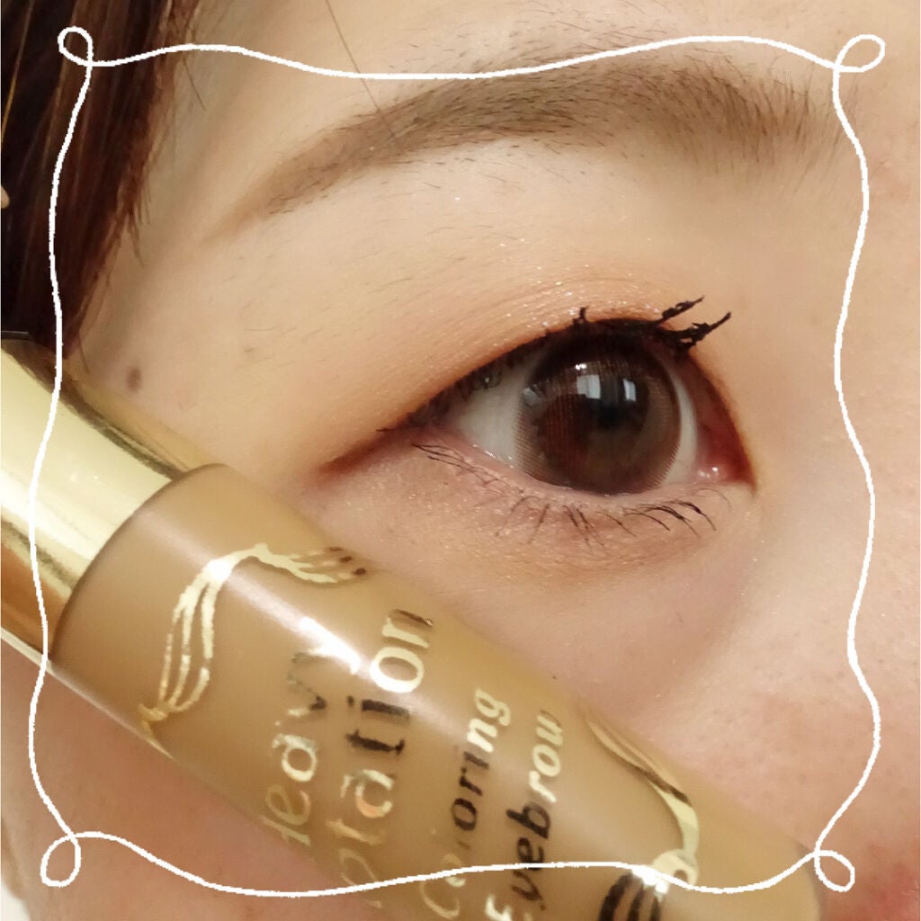 カラーリングアイブロウ/ヘビーローテーション/眉マスカラを使ったクチコミ(3枚目)