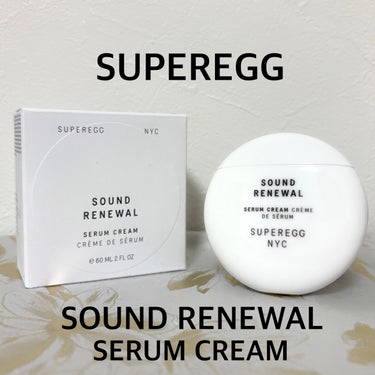 SUPEREGG  サウンド リニューアル セラムクリームのクチコミ「#PR #SUPEREGG

SUPEREGG
サウンド リニューアル セラムクリーム
60m.....」（1枚目）