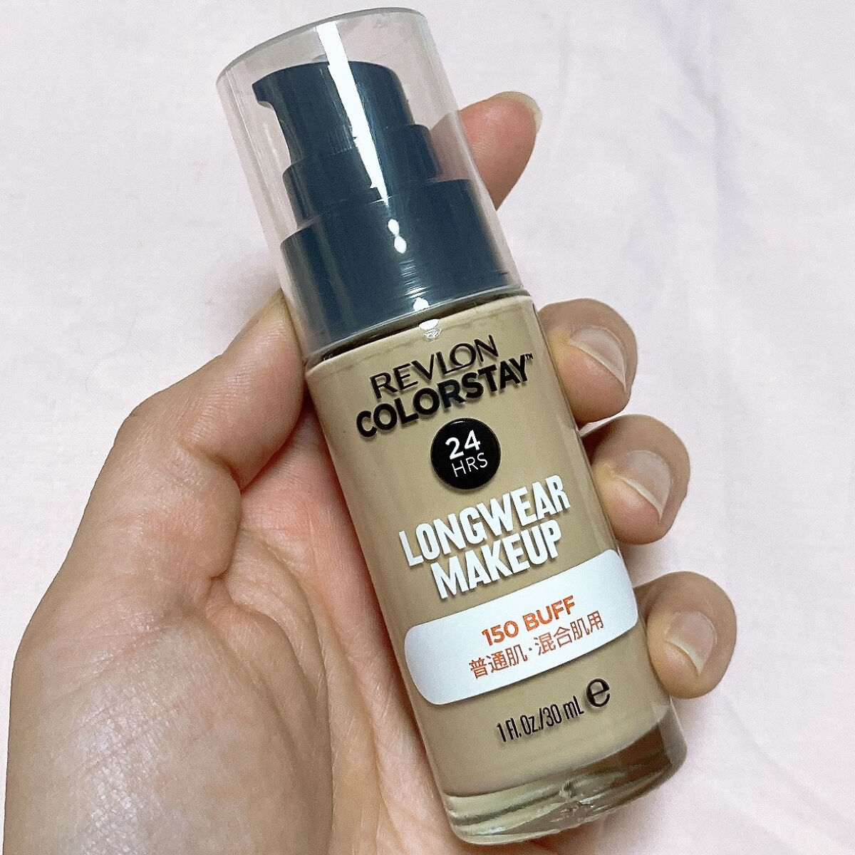 カラーステイ ロングウェア メイクアップ/REVLON/リキッドファンデーションを使ったクチコミ（2枚目）