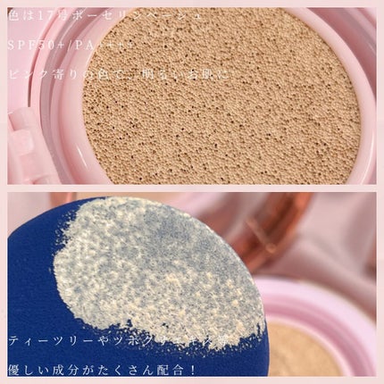 ピンクティーツリーカバークッション/APLIN/クッションファンデーションを使ったクチコミ(4枚目)