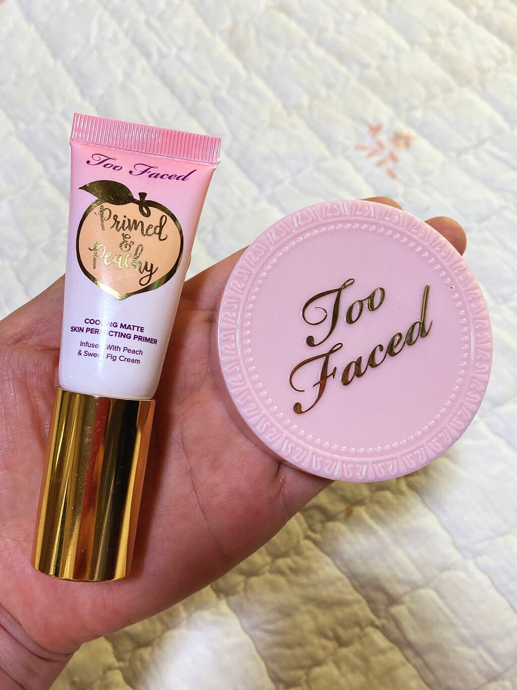 トゥー フェイスド プライムド & ポアレス スキンスムージング プレストパウダー/Too Faced/プレストパウダーを使ったクチコミ(2枚目)