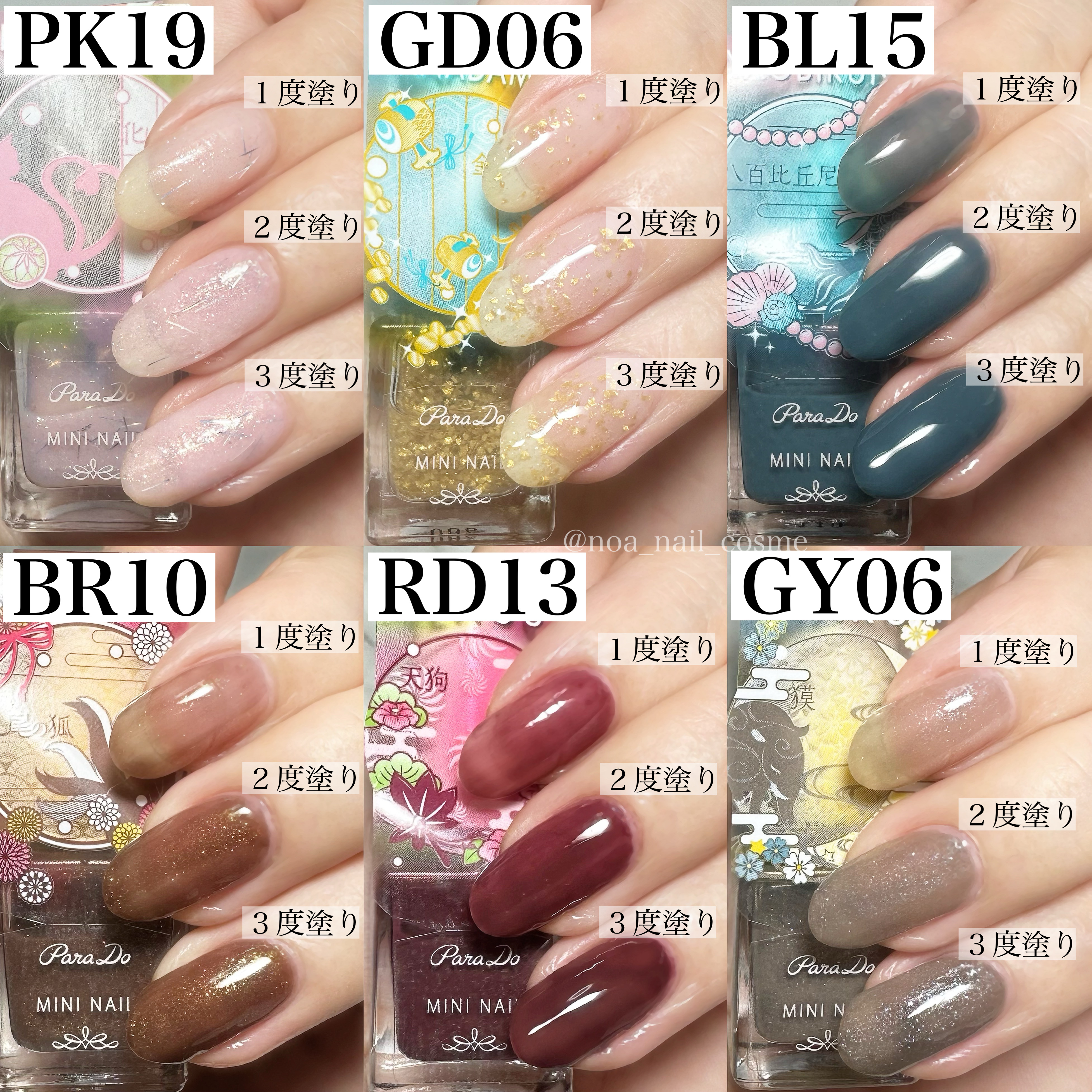 ミニネイル/パラドゥ/マニキュアを使ったクチコミ（2枚目）