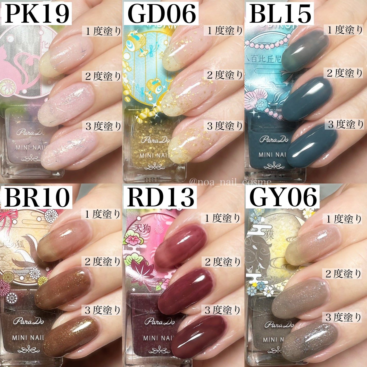 ミニネイル/パラドゥ/マニキュアを使ったクチコミ(2枚目)