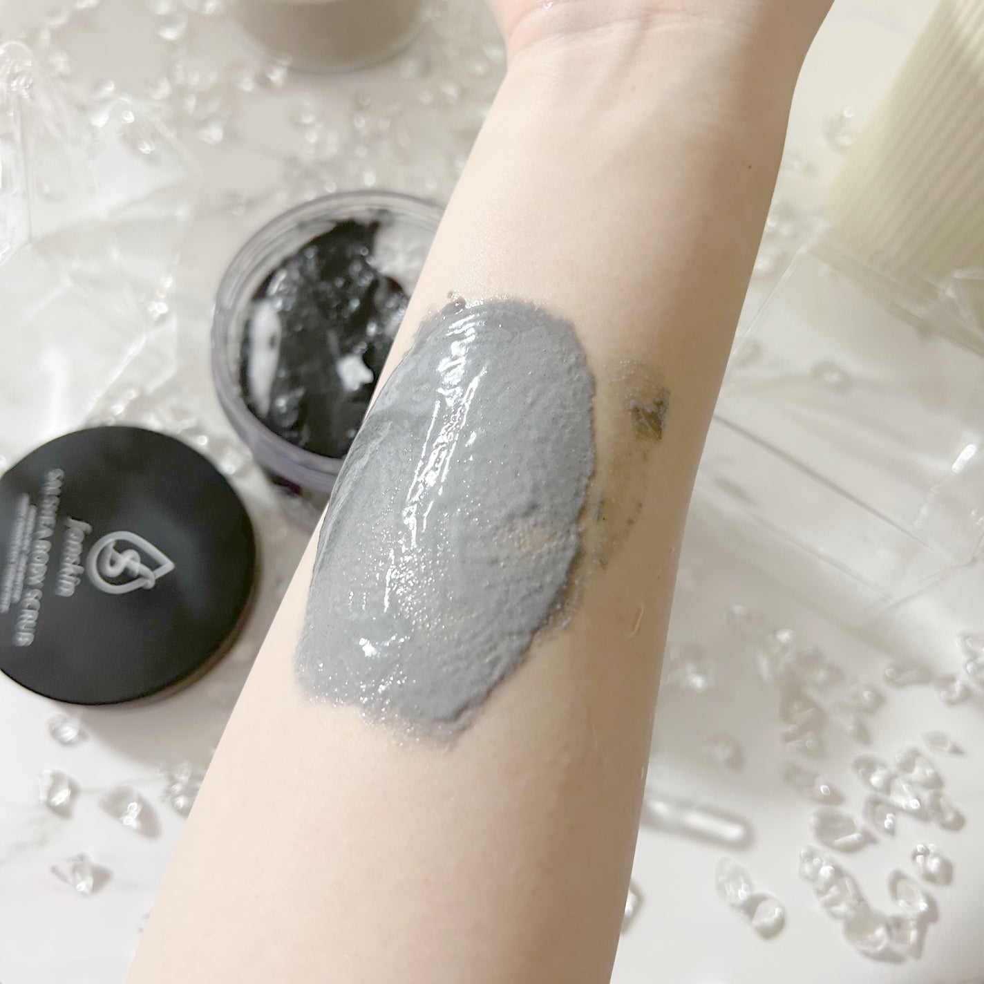 ソルシアボディスクラブ/fonskin/ボディスクラブを使ったクチコミ(6枚目)