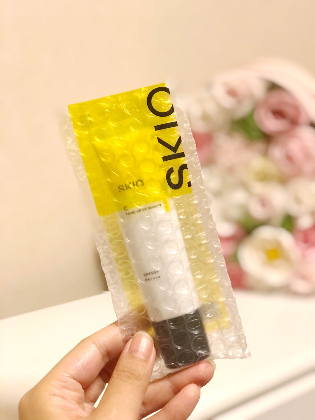 VC トーンアップUVエッセンス/SKIO/日焼け止めローションを使ったクチコミ（1枚目）