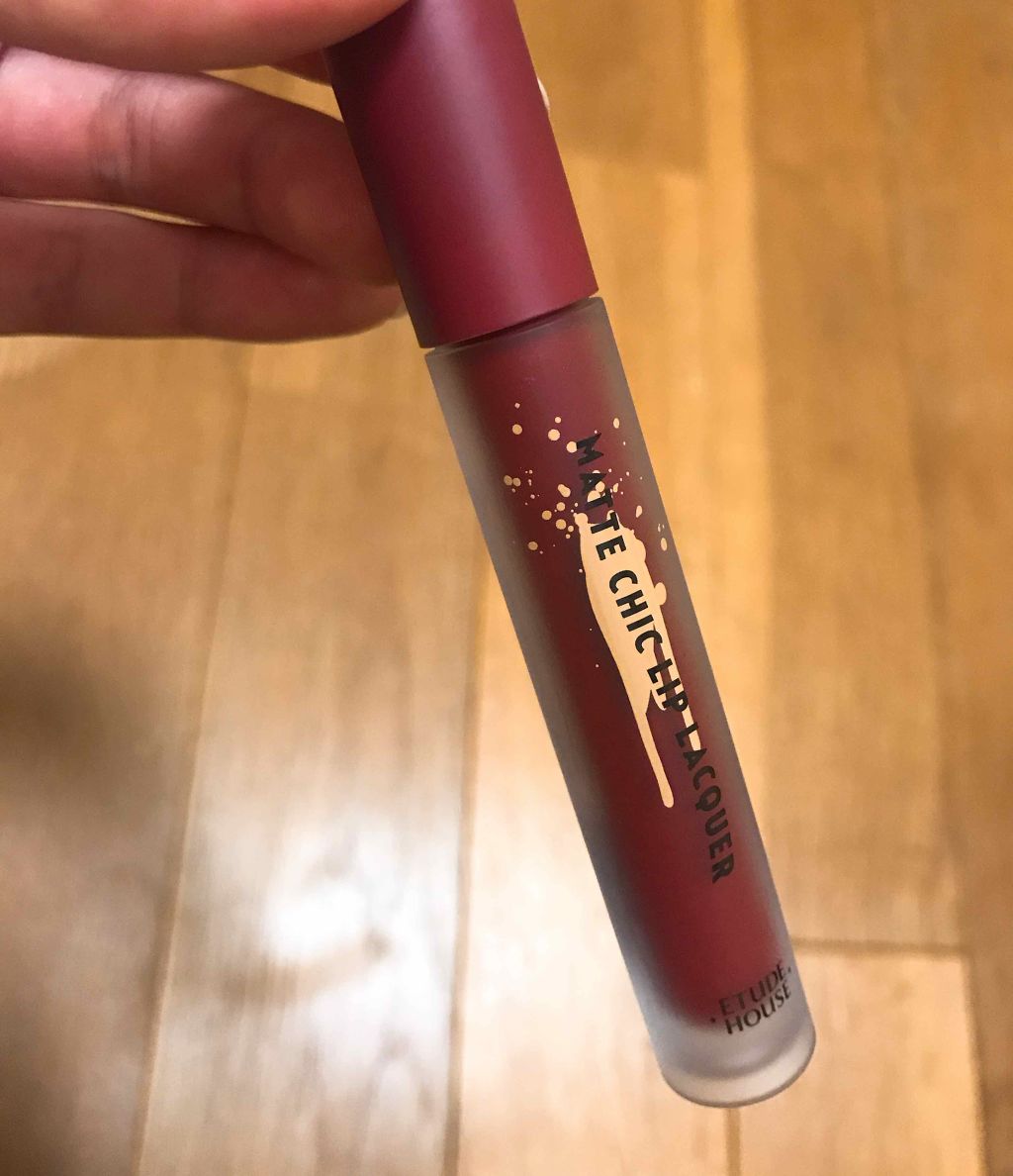 マットシックリップラッカー/ETUDE/口紅を使ったクチコミ(2枚目)